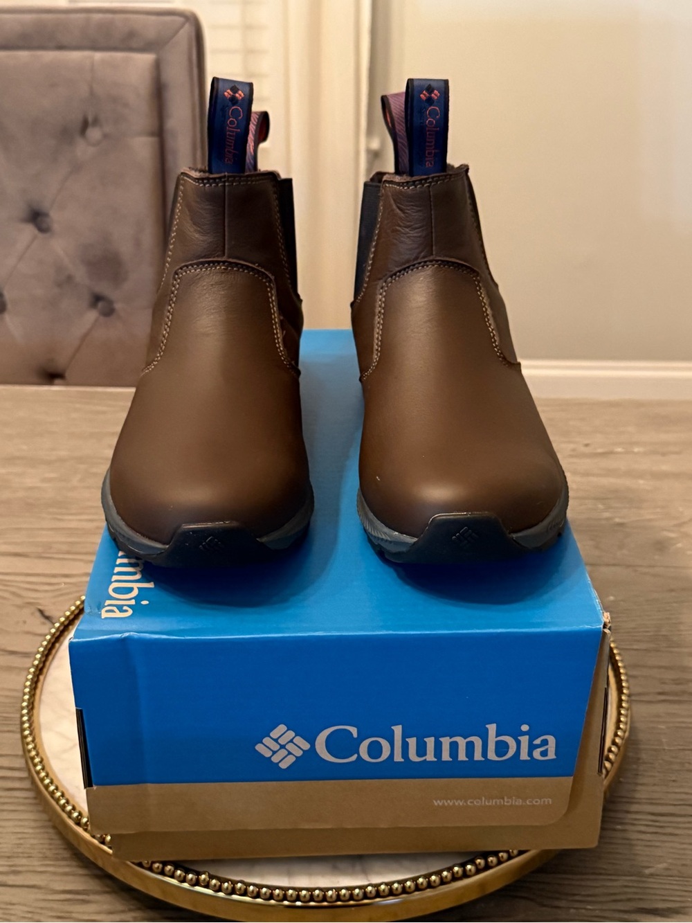 🚨Columbia Men’s Landroamer Leather Scout Boots | Espresso ~ Sz. 8.5 (NWB) - Picture 2 of 7